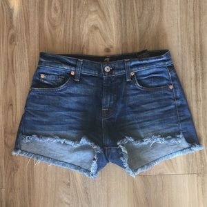 NWOT 7 for all mankind frayed  shorts